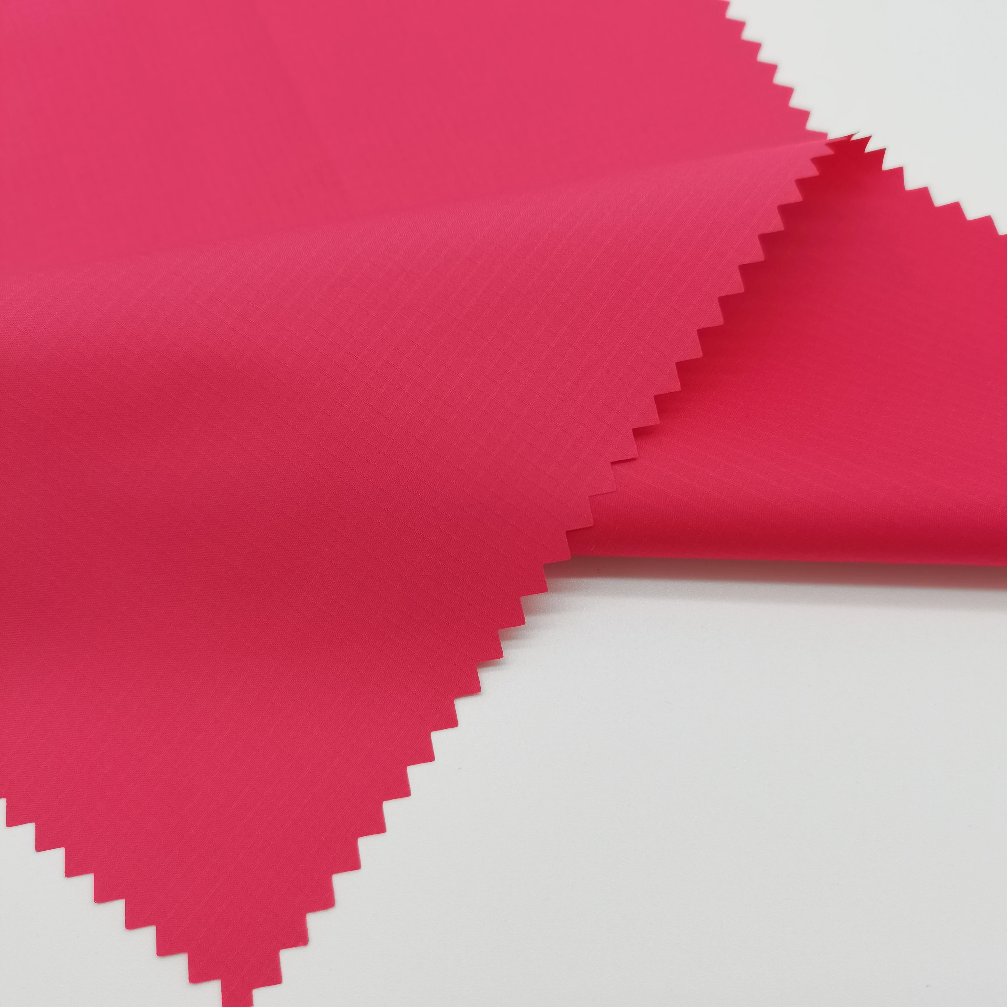 100% Recycled Polyester DTY Ribstop polyester