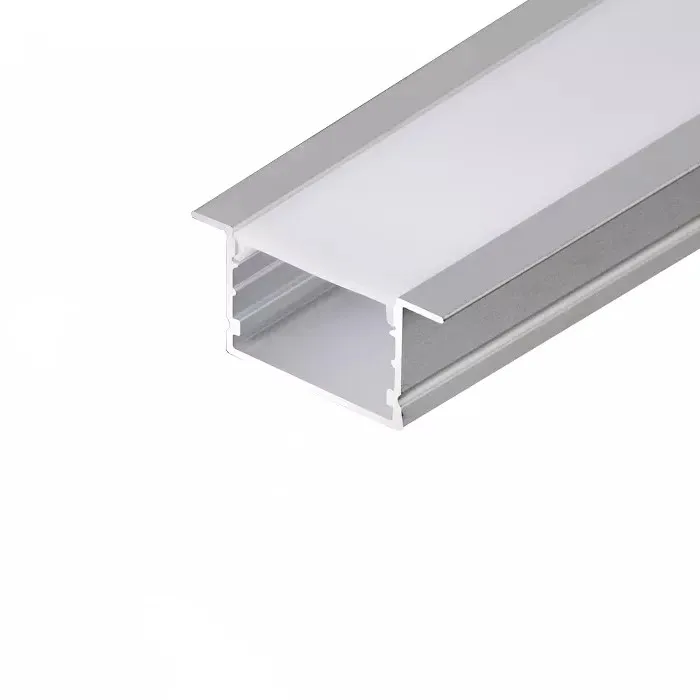 China Factory 6063 T5 Alu Extrusion Housing Channel t Slot Recessed Slim Black Aluminum Profile for Cabinet Light