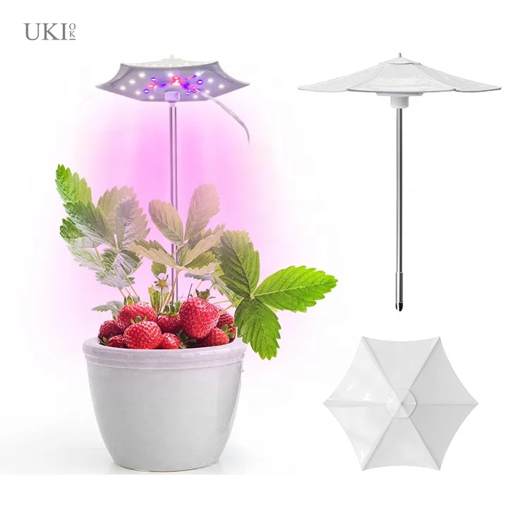 Ukiok 2022 Manufacturer Free Shipping umbrella Plant Grow light Led Indoor  Lux  Grow Light