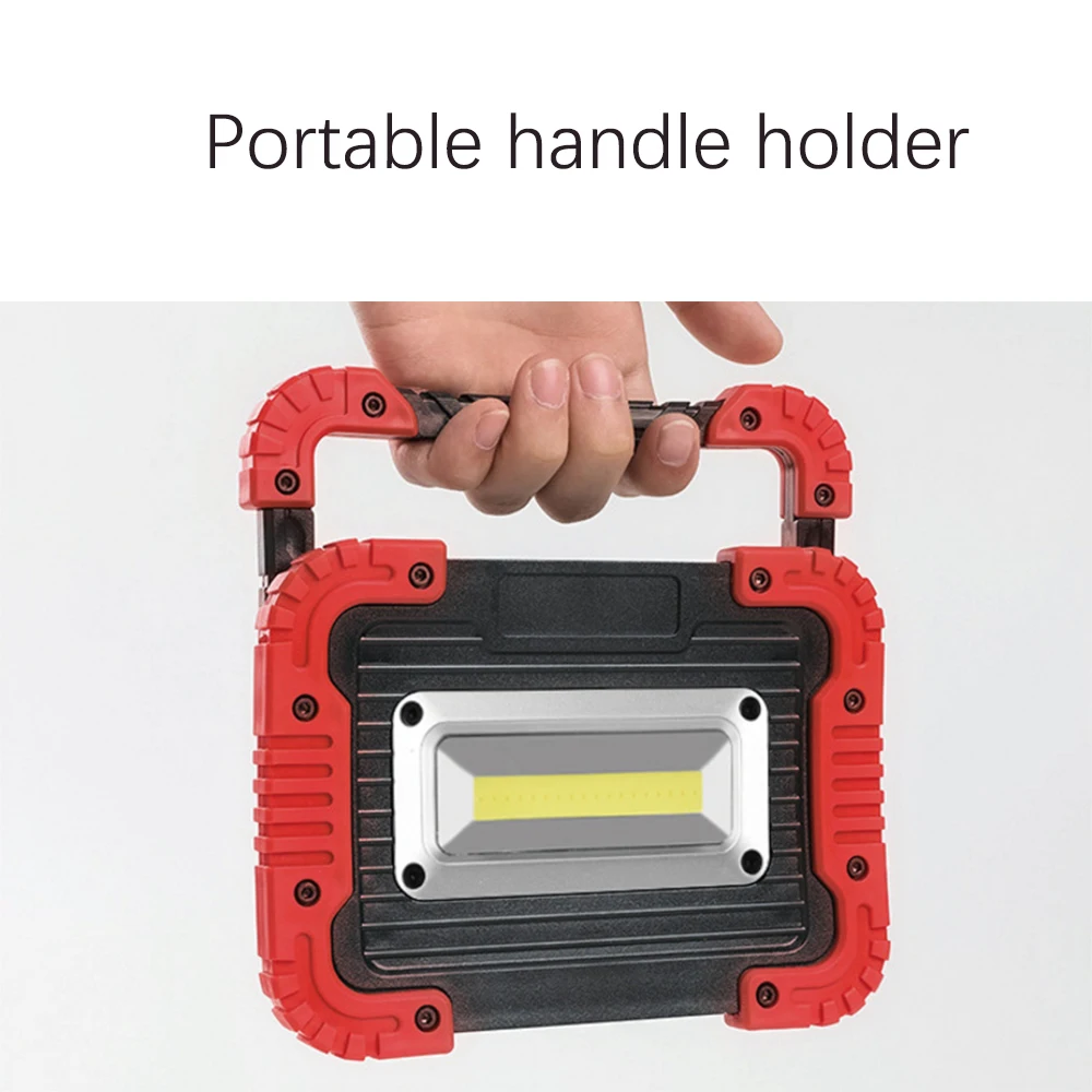 Lift multi-functional camping work light emergency charging floodlight High-power outdoor camping light