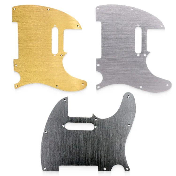 Metal Aluminum Anodized 8 Hole Pick Guard TL Scratch Plate Guitar Pickguard For American/Mexican FD Electric Guitar Parts