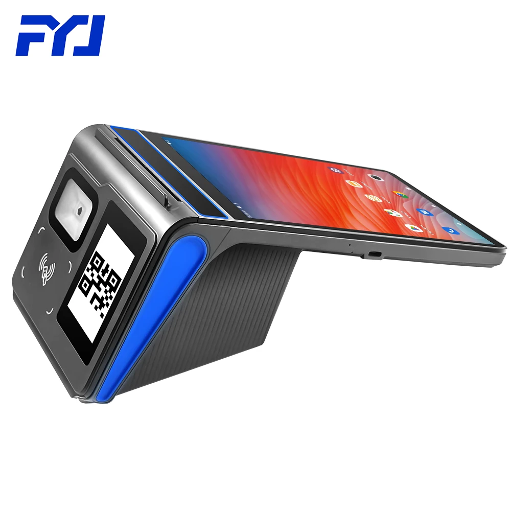 FYJ F1-88 8' Android 12 NFC Lotto Ticket Printer PDA Handheld Machine Mobile POS Terminal System Mini Retail Shop Cash Register