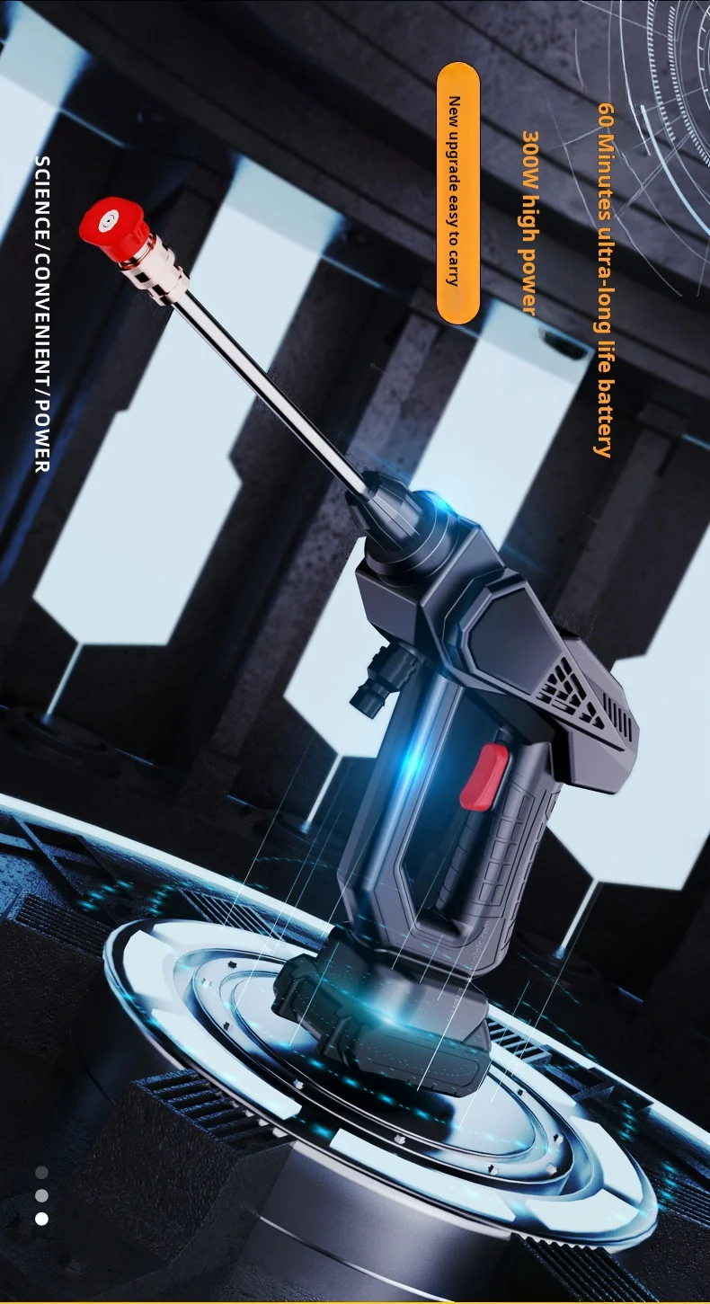 Wireless Car Washer Digital Display Lithium Battery Pressure Washer