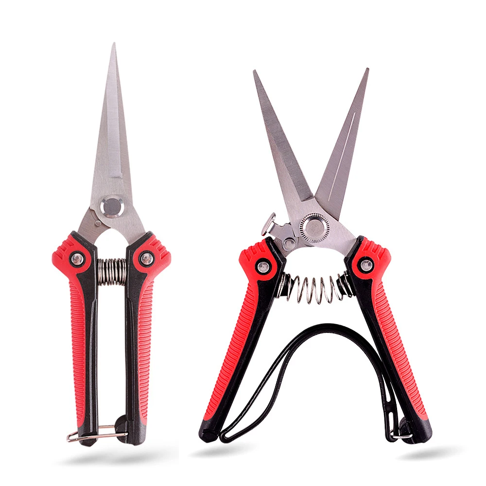 Hot Sale DIY Stainless Steel Garden Grafting Scissor Pruner Grass Scissors for Cutting Trimming Scissors
