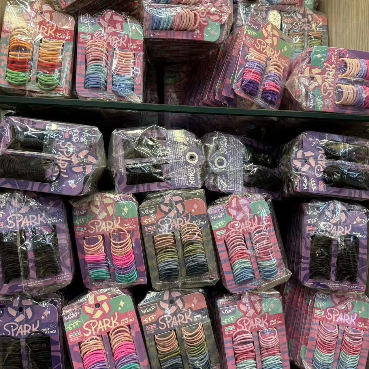 Factory Wholesale All designs best price Candy Multicolor Simple Hair band No Seam Women Girl Rubber band High Stretch Hair Ring