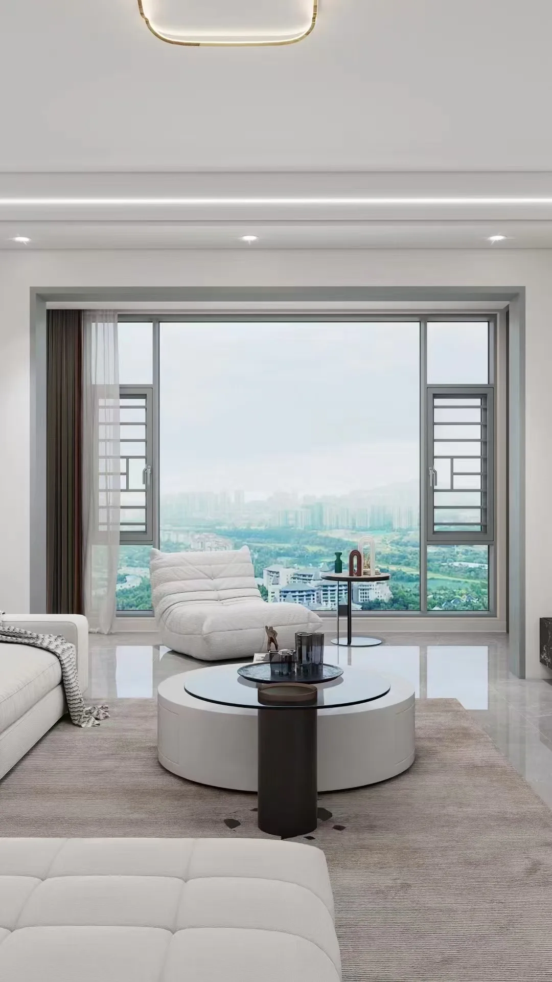 Custom Modern Gold Supplier Aluminium Windows Big Picture Window with Fixed Style for Living Room Aluminum Alloy Frame