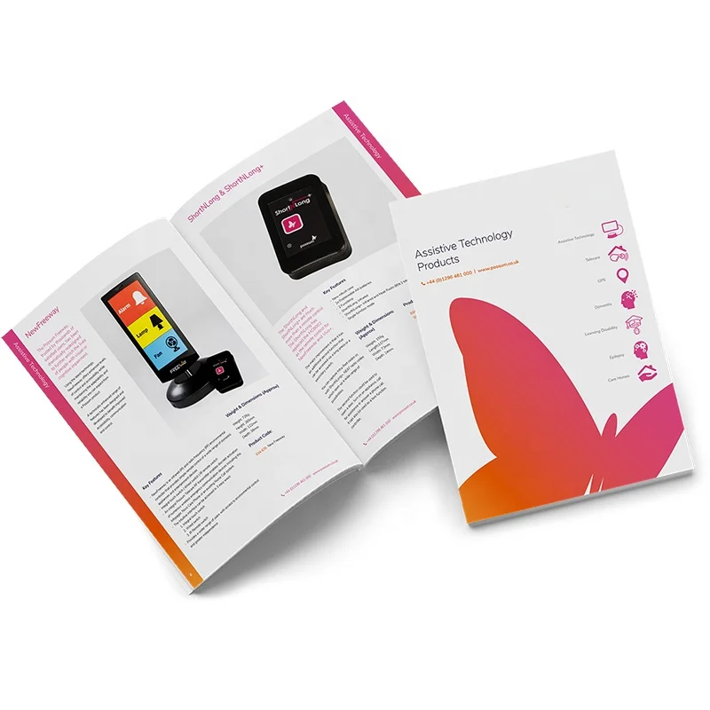 Good Quality Custom UV Printing Catalog Brochure Booklet Digital Fashionable Printing Catalog  book print