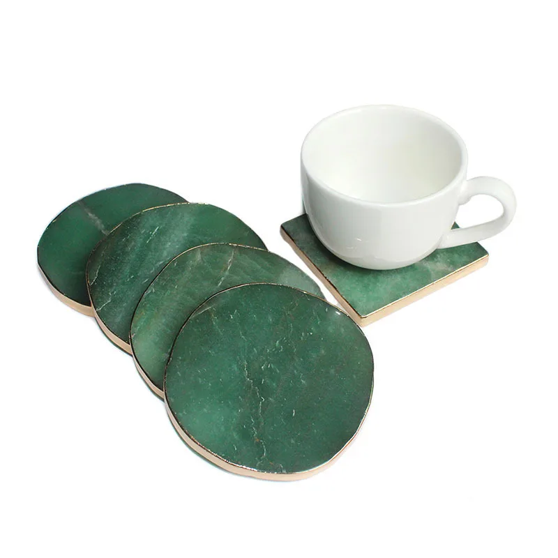 2022 Wholesale Natural Crystal Coaster Quartz Hand Carved Customized Stone  for Decoration