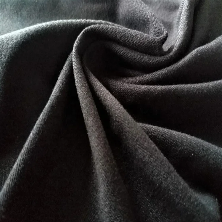 
 92% повторно используемый полиэфир 8% эластан 172 см г/кв. М DTY 150D отлично тянется и впитывает пот перерабатываемая полиэфирная тянущаяся ткань  