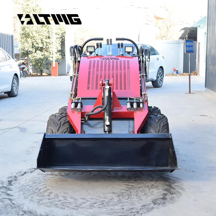 China Mini Agricultural Minicargador Loader Euro 5 Engine 260kg 300kg diesel Power Wheels Skid Steer for Landscaping