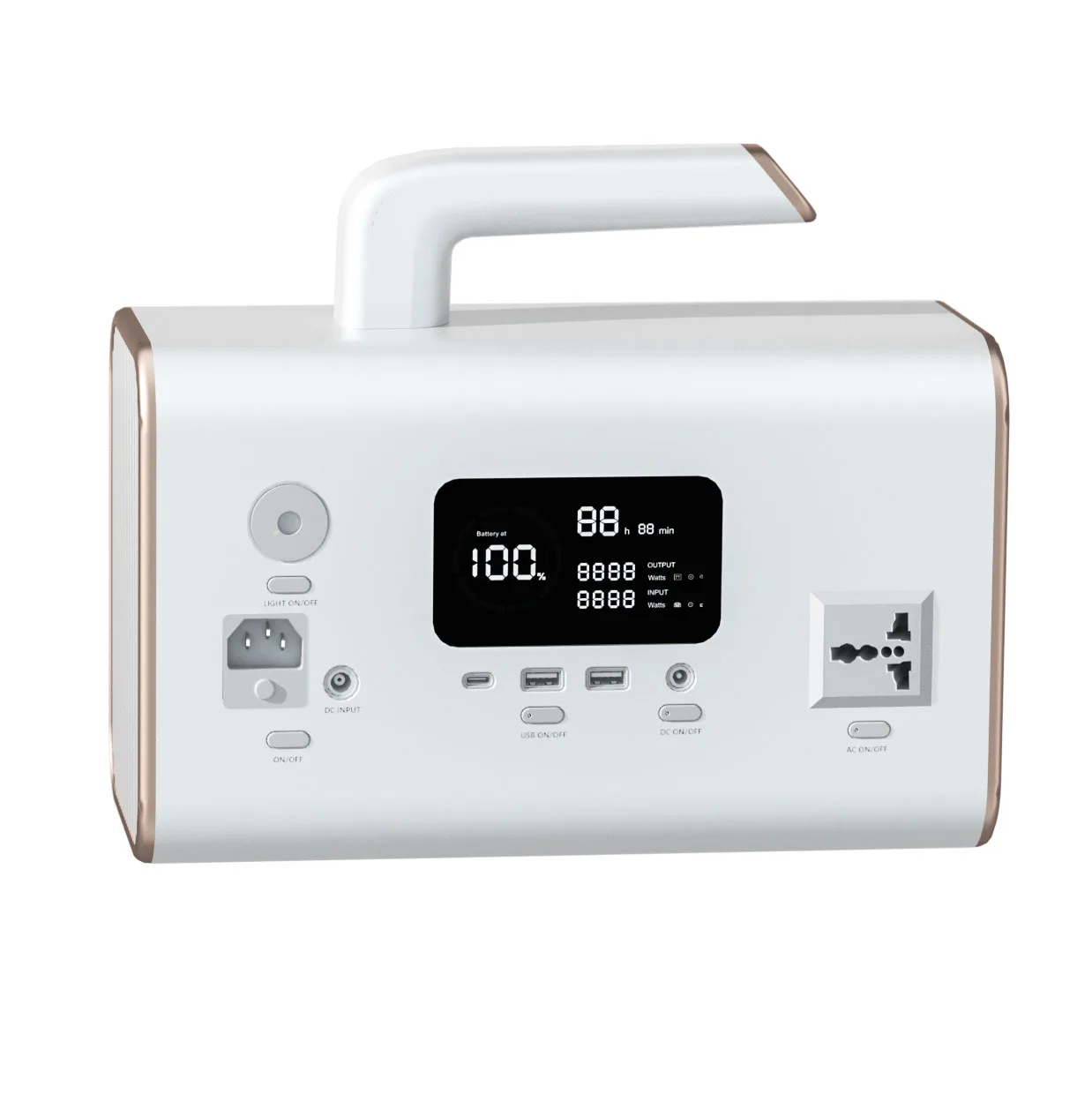 600w Home Appliances Portable Power Station fast charge Inverter lil hybrid Solar Power Generator solar panels generator