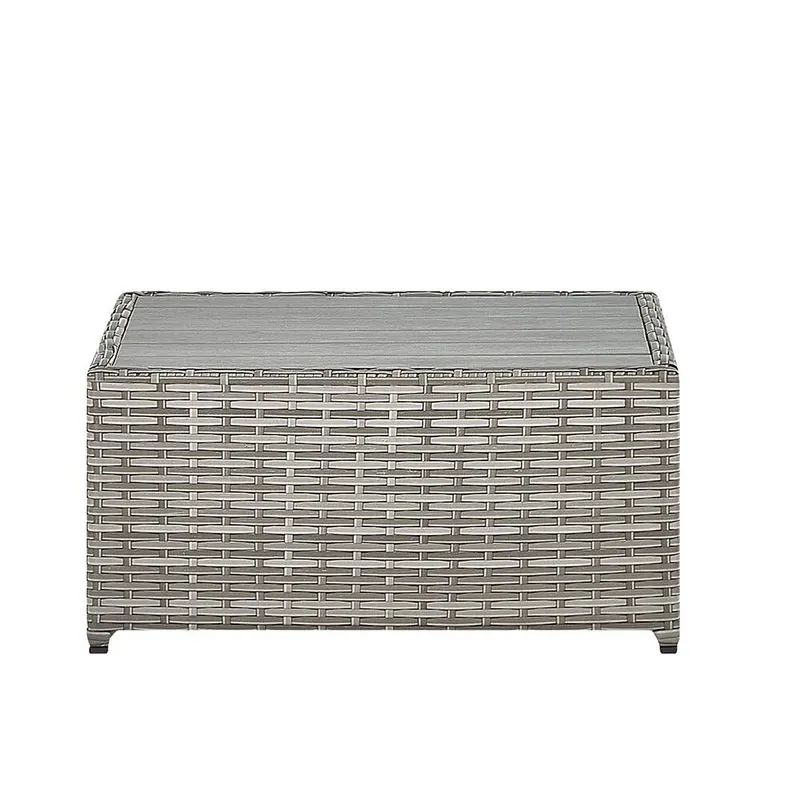 4 Seater luxury corner wicker l shape garden sets rattan outdoor furniture