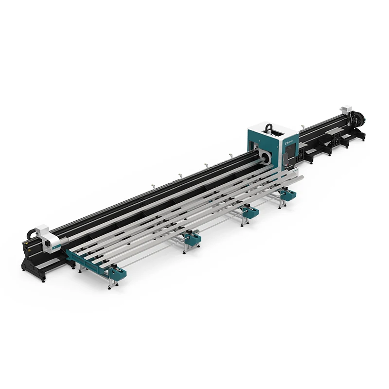 High-speed diameter 350mm square round tube fiber laser cutter 1kw 2kw 3kw 6kw fiber laser pipe cutting machine