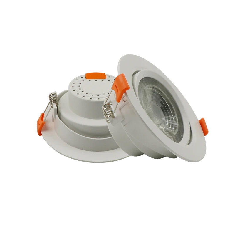Hot style kitchen camera dimmable 12 watt trimless led downlight housing