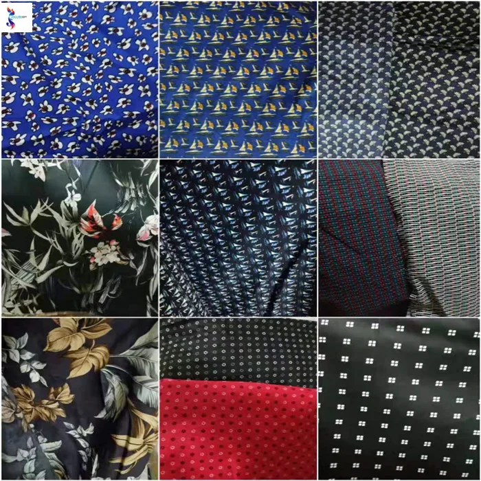 Print Shirting Stock Fabric a Grade Spandex Poplin Fabric 100% Cotton COMBED Plain Woven