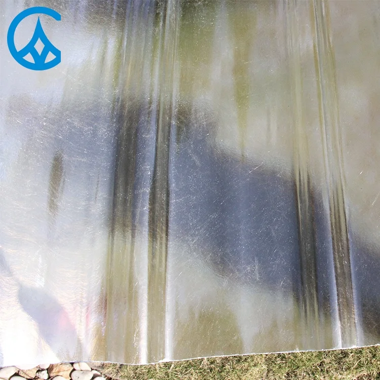 Clear Translucent Corrugated Pvc Fiber Glass Transparent Plastic Fiberglass Frp Roof Panel Cover Materials Roof Tile Roof Sheet