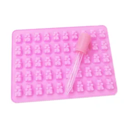 Non Slip,Dishwasher Safe,Durable Silicone Candy Gummy Bear Molds