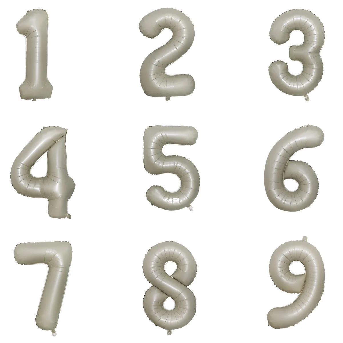 40 inch new color digital balloons Caramel cream white Wholesale for wedding birthday party decoration