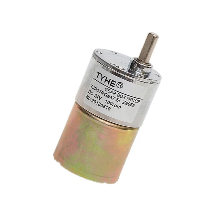 TYHE 37 мм dc 6v 12v 0,8 kg. cm 90rpm редуктор с CE ROHS сертификатами