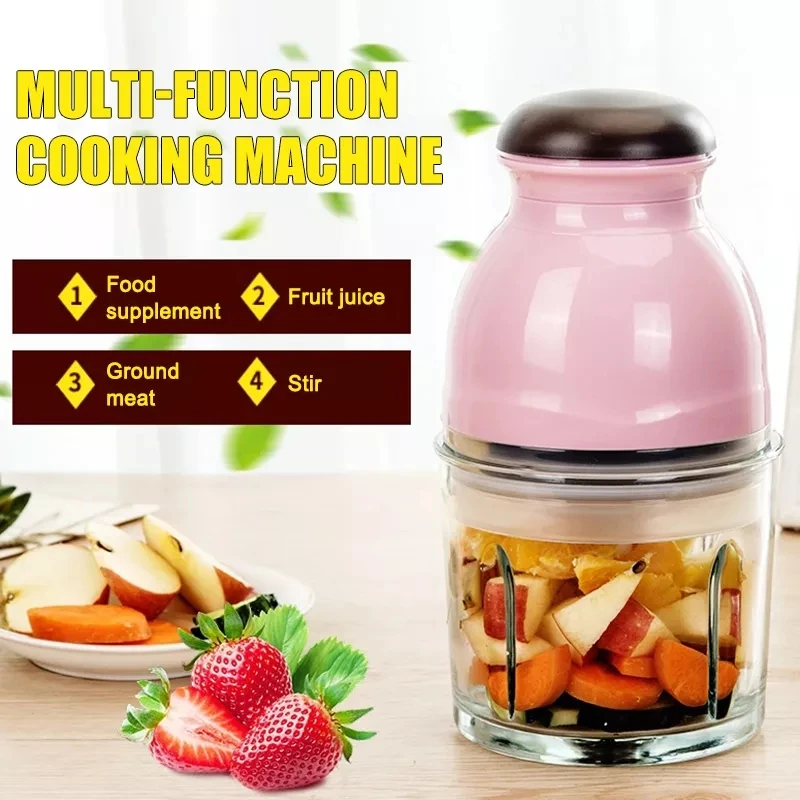Household Mini Baby Food Processor Electric Multi-function Meat Grinder Blender Chopper
