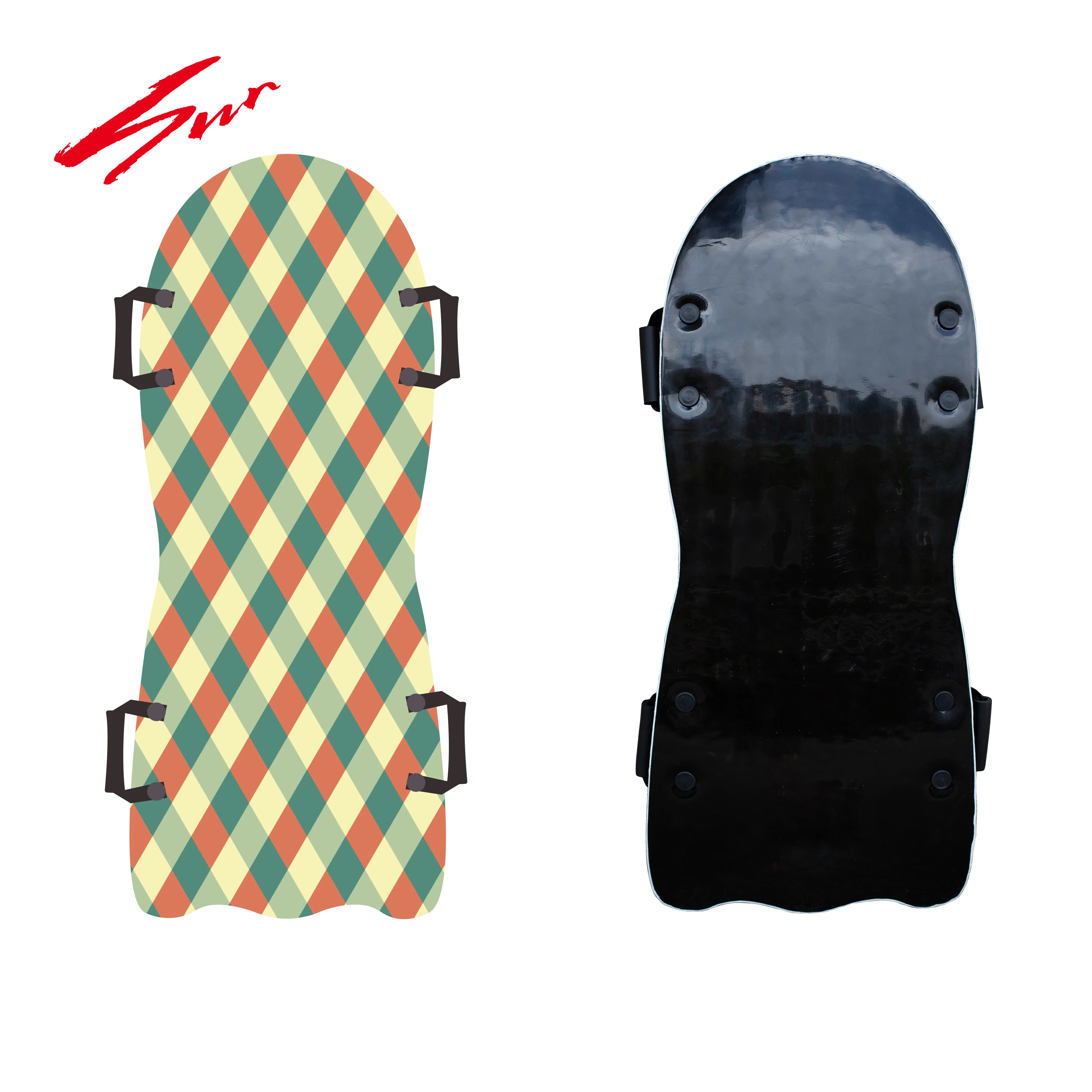 PE Foam Core Sled with Soft Handles Slick Bottom for Speed Control