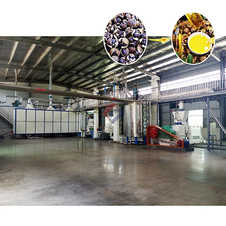 10ton 20 ton Tea seed oil press and refinery production line tea tree oil extraction machine
