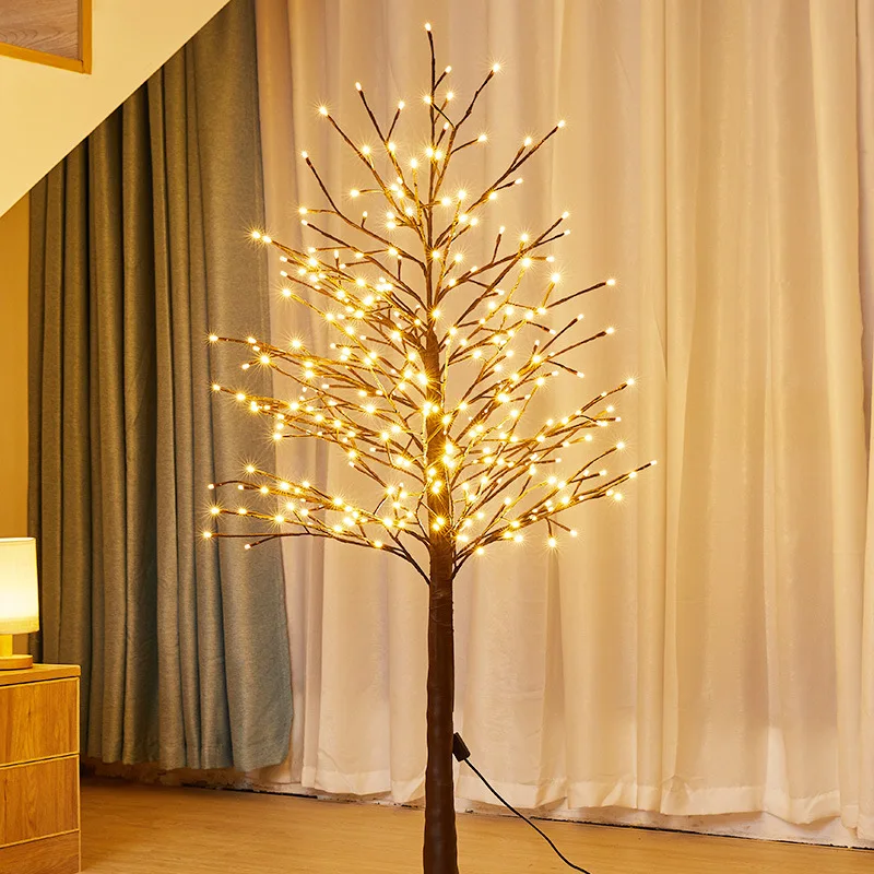 C098 New Trens LED Lighted Christmas Tree Multiple Sizes artificial tree Christmas New Year Decorations