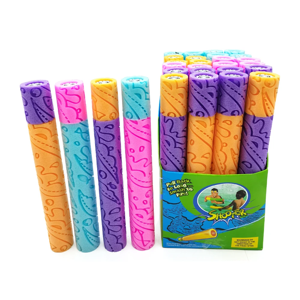 Customized kids summer outdoor toys eva foam air pressure pump water cannon