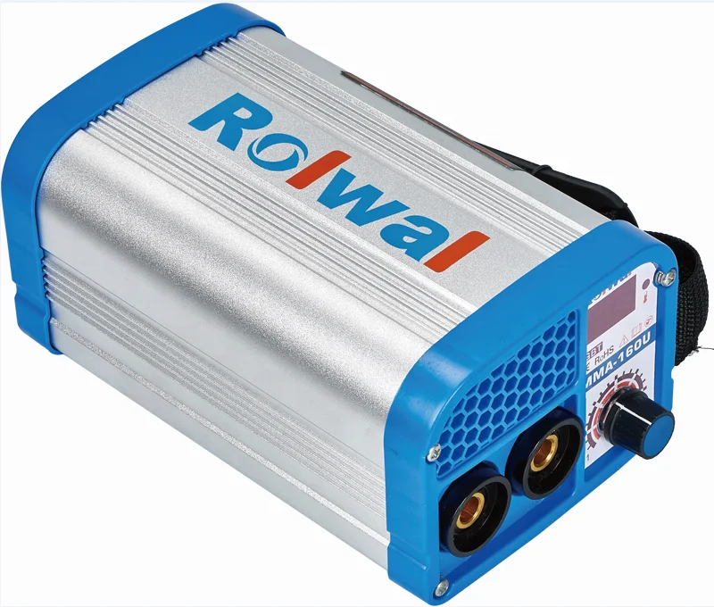 Rolwal Small Portable Mini IGBT Soldadora Inverter Stick MMA Arc Welding Inverter Machine Price List 140 amp 160 amp Arc Welders