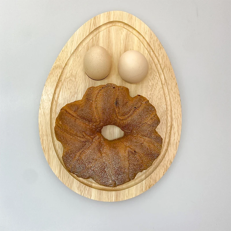 Homsense Manufacturers Wholesales Best Selling Products Wood Breakfast Board Bamboo Breakfast Egg Board
