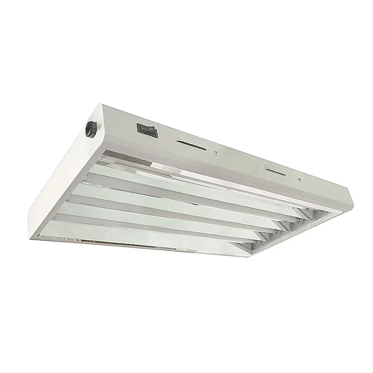 120V 4x54 Вт T5 светильники светодиодные лампы в комплекте (6400K) Кнопка вкл./выкл переключатель последовательного соединения 8ft шнур питания световый комплект