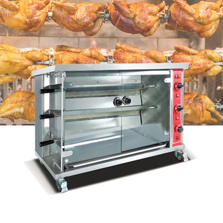 Multilayer 3/6/9 electric chicken rotisserie machine for sale