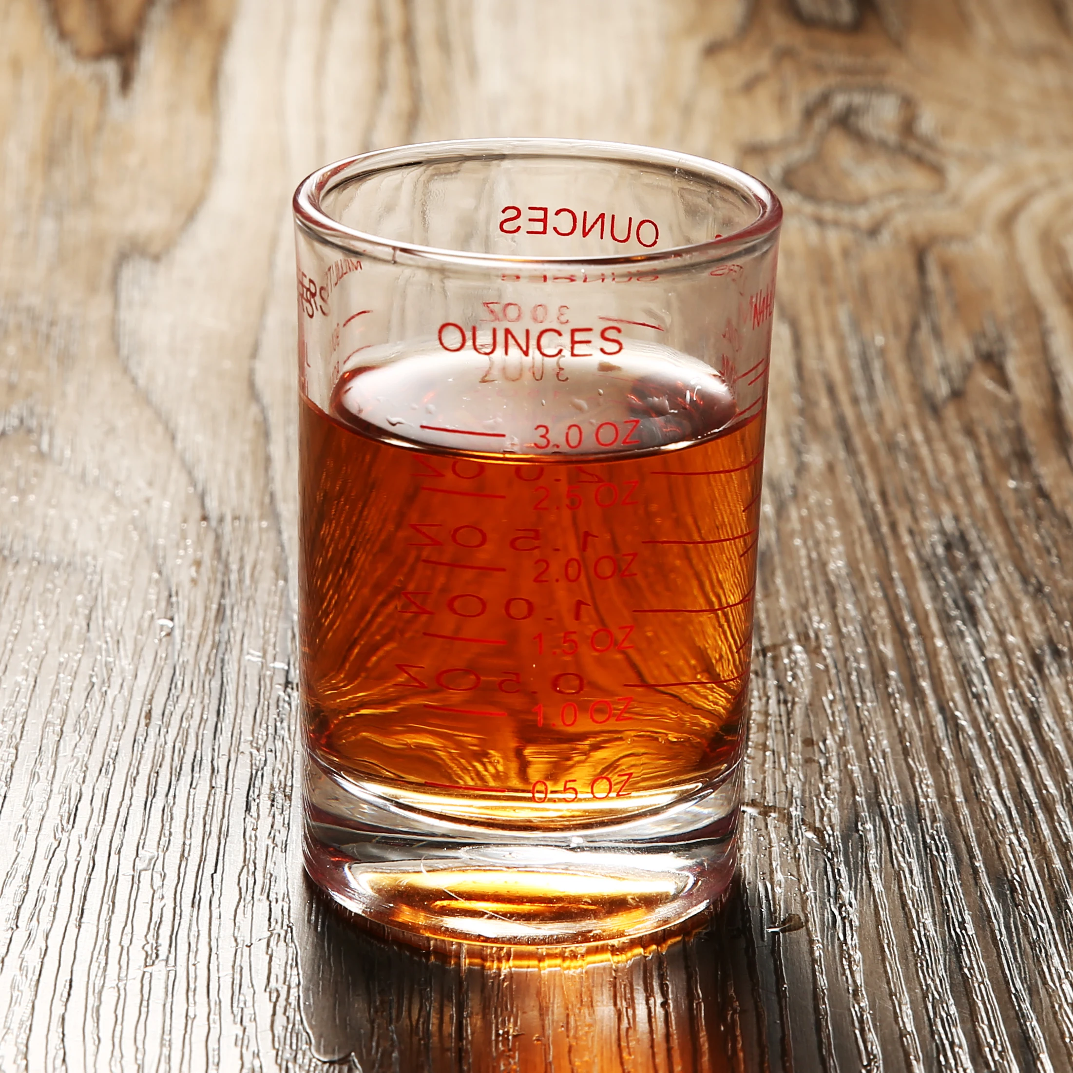 BCnmviku 90ML/3 oz Measuring Glass Cup High Accuracy Measuring Cup Multifunction Cooking Tool Food Grade Lead Free Crystal Glass