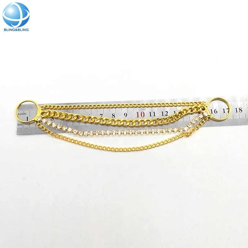 
latest design solid rhinestone metal crystal bikini connector buckle for bikini swimwear 