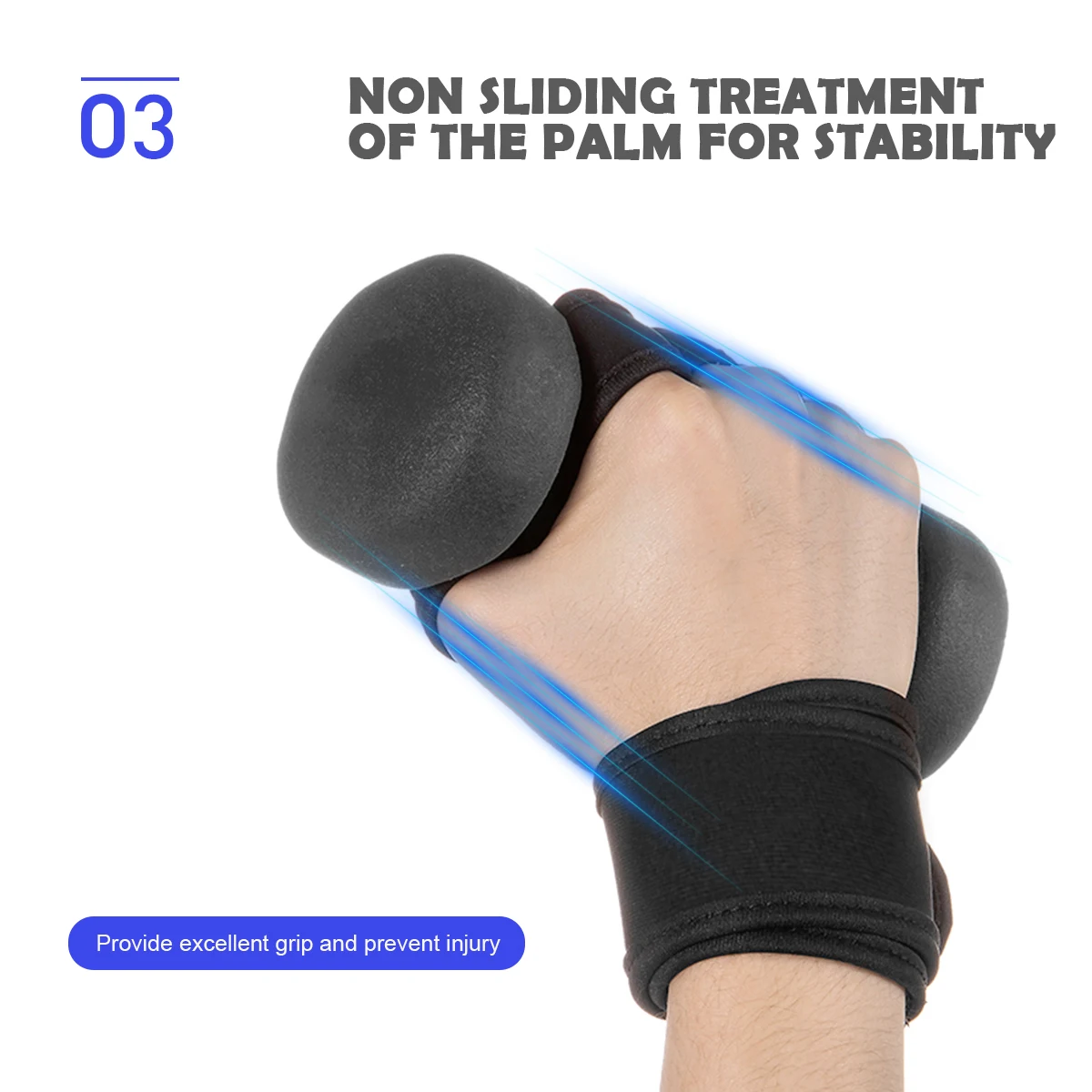 Hot Sale Belt Wrist Gym Gloves Workout Weightlifting Gloves Strong Grip Sports Cross Training Gloves