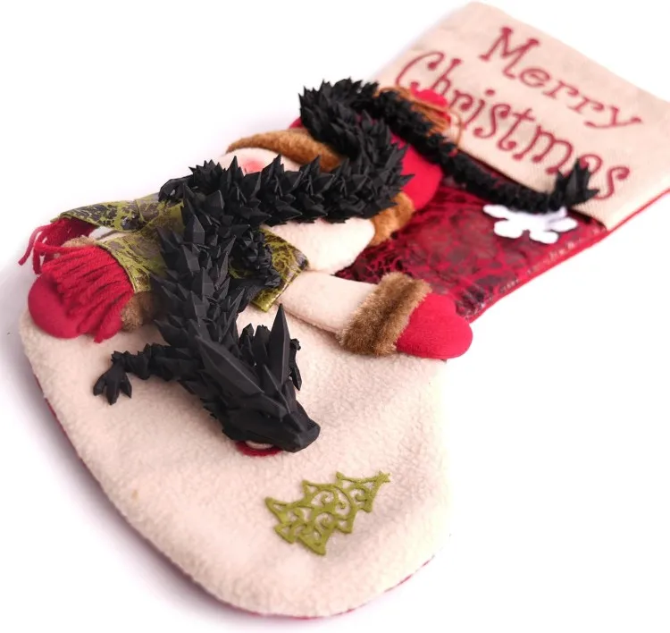 30/40/53 cm New Product Custom Gemstone Dragon Gift 3D Printed Mythical Creature Statue Gift Idea For Mythical Fans