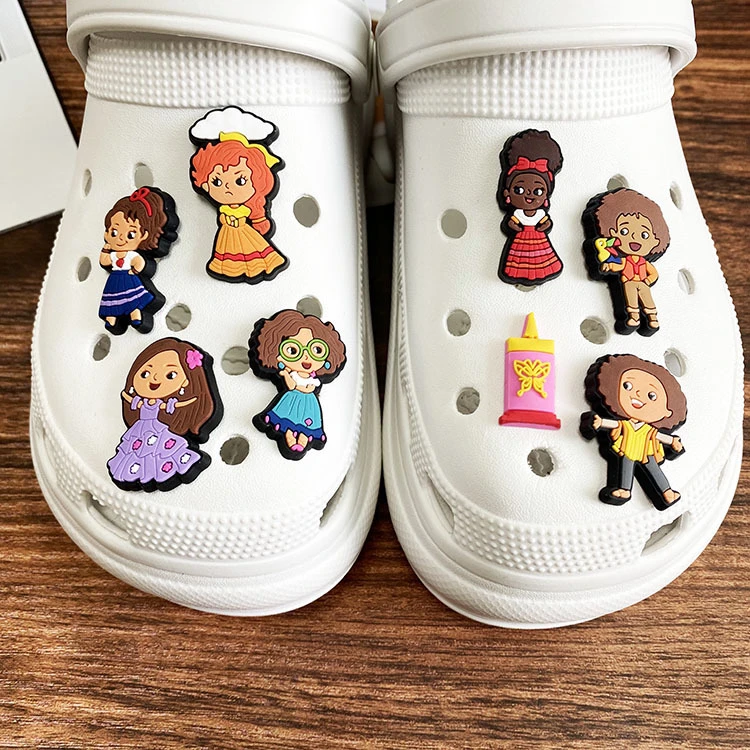 2022 New Designer Wholesale Anime Cartoon Encanto Movie Croc charms Luxury for Kids Shoe Decoration Charms Accessories