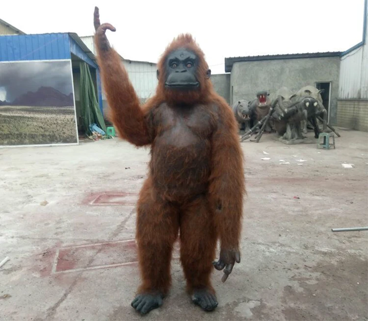Animatronic Gorilla Costume Mascot Costume for Adult