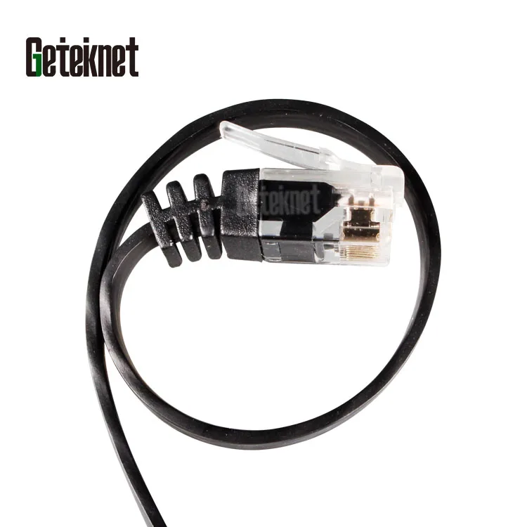 Gcabling network 5m cat6 8P8C UTP slim cable cat 6 Rj45 Flat Patch Cord