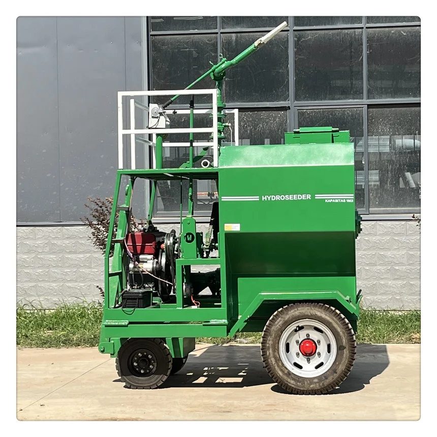 Hydroseeder mobile slope spray grass planter mini tank hydro seeders