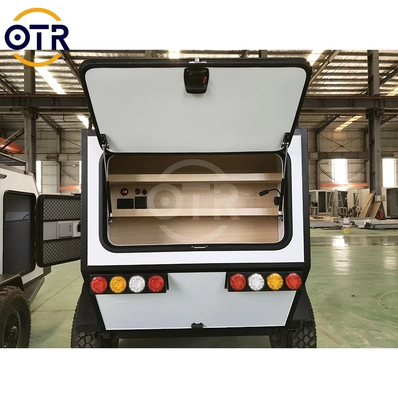 Car Trailer For Camping Outdoor Small Cabin Home Camp 4x4 Mobile Office To Travel Encloser Utility Van 12x6