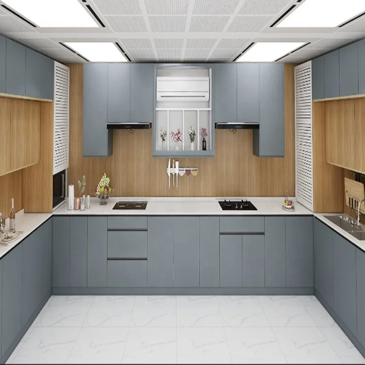 2022 современная мебель для кухонного шкафа, кухня, Китай, низкая цена, кухонный шкаф, мебель