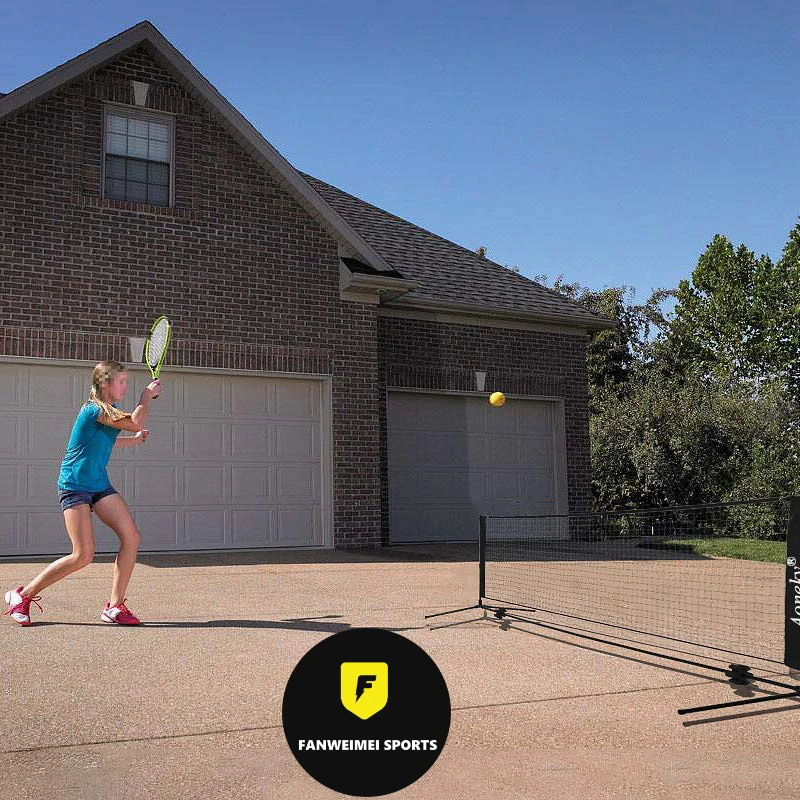 
5.4M 3M Mini Portable Tennis Net portable for court home Driveway - Kids Soccer Tennis Net Racket rebound Folding Adjustable 