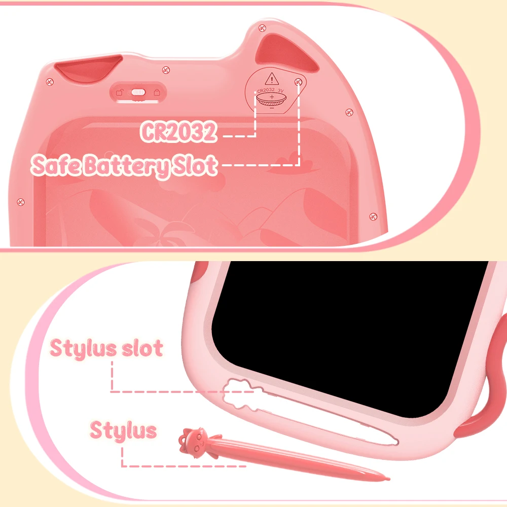 Stationary Supplies Board with Smart 10 Inch Digital Slate for Kids LCD Writing Tablet