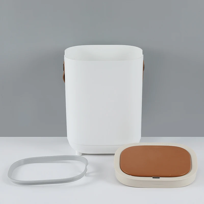 intelligent automatic kitchen plastic waterproof infrared sensor touchless smart trash can rubbish garbage waste bin