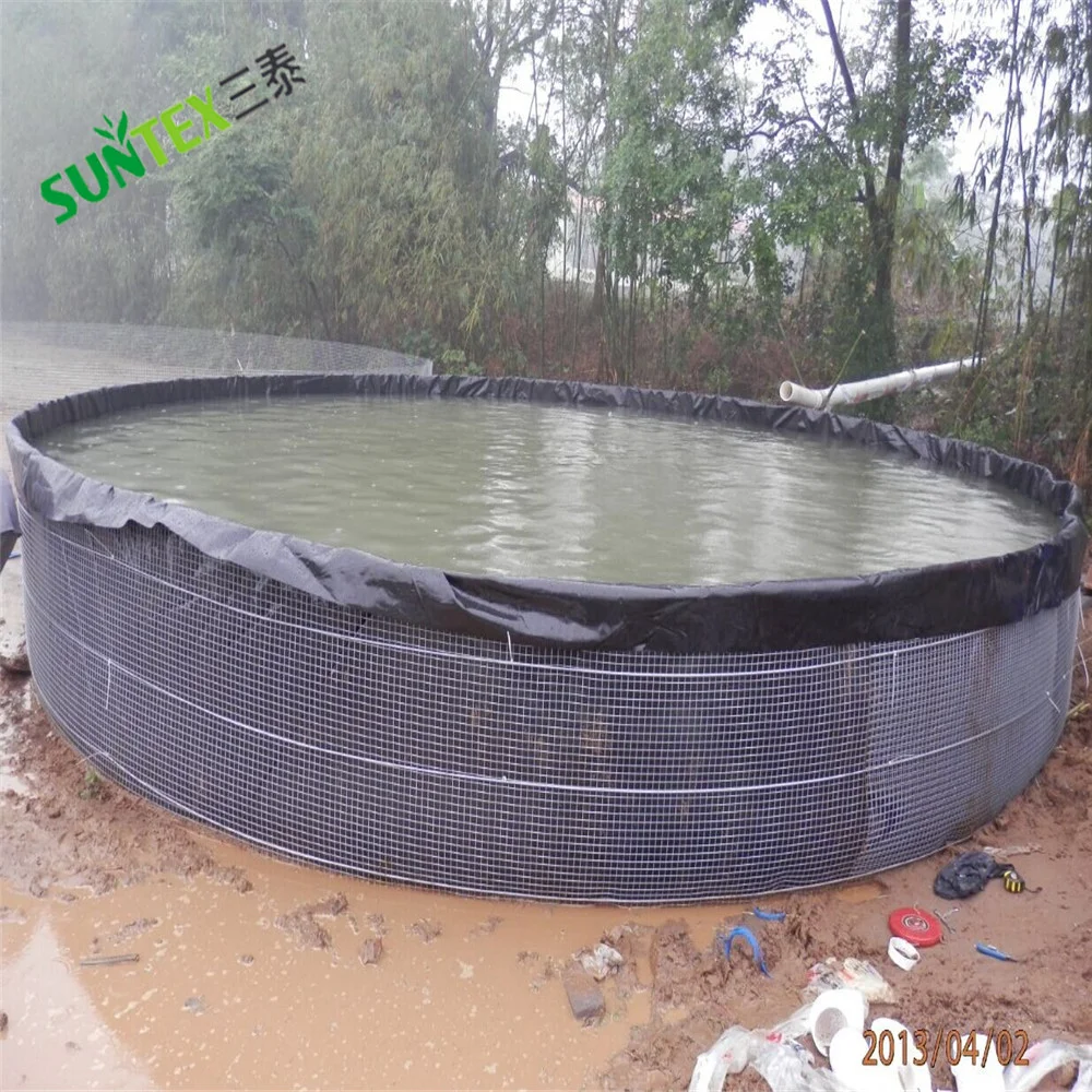 Fish Farming Liner RPE Water Reservoir 0.75mm Geomembranes Pond Liner for Aquaculture