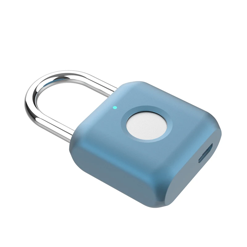 Навесной замок с умным распознаванием отпечатков пальцев и USB-зарядкой для шкафа или