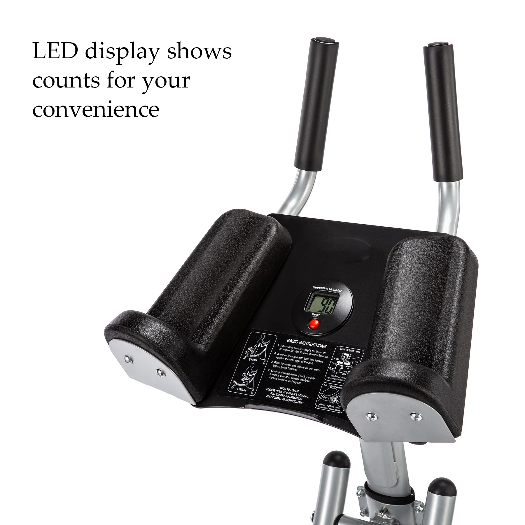 Ab Coaster Home Gym Equipment Adjusting Folding Abdominal Machine for Core Fitness