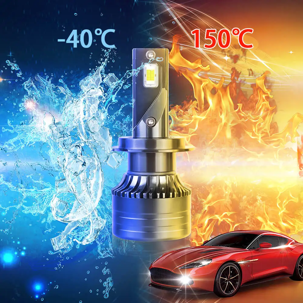 High-Quality Automotive Repair Part Canbus H7 LED Headlight Bulb 120w 9008 LED Headlight Bulbs H5 LED Headlight Bulbs for Benz