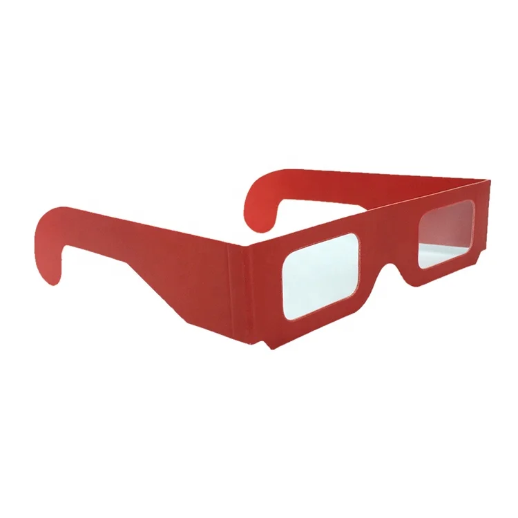 Wholesale Good Quality Disposable Paper Chromadepth 3D Glasses For 3D Pictures Viewing